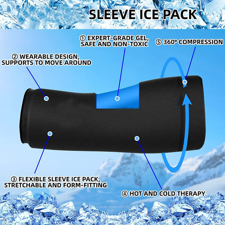 Reusable Hot/Cold Compression Sleeve | Pain & Swelling Relief Sleeve